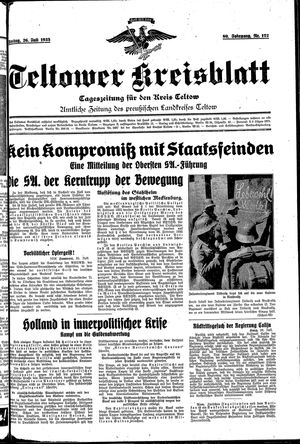 Teltower Kreisblatt vom 26.07.1935