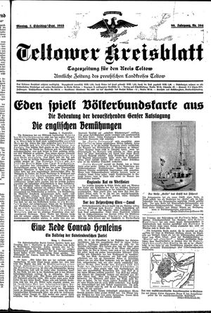 Teltower Kreisblatt vom 02.09.1935