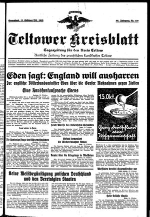 Teltower Kreisblatt vom 12.10.1935