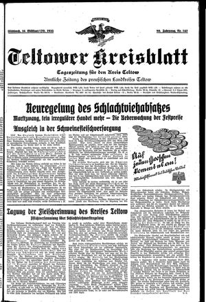 Teltower Kreisblatt vom 16.10.1935