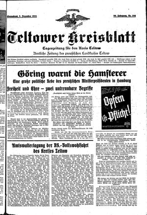 Teltower Kreisblatt vom 07.12.1935
