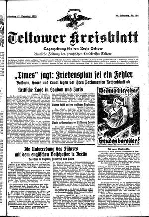 Teltower Kreisblatt vom 17.12.1935