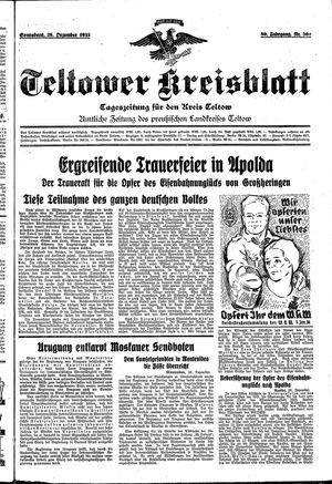 Teltower Kreisblatt vom 28.12.1935