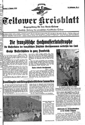 Teltower Kreisblatt vom 06.01.1936