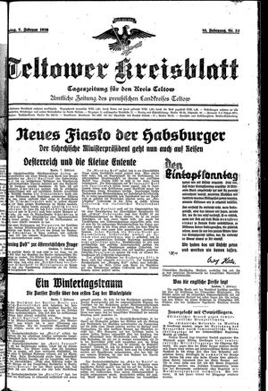Teltower Kreisblatt vom 07.02.1936