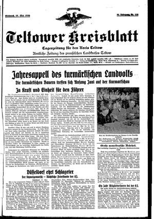 Teltower Kreisblatt vom 27.05.1936