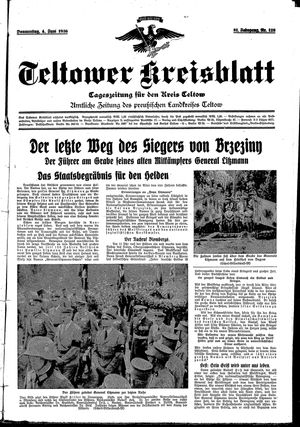 Teltower Kreisblatt vom 04.06.1936