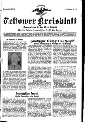 Teltower Kreisblatt vom 06.07.1936