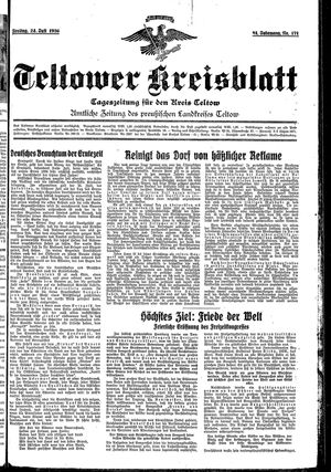 Teltower Kreisblatt vom 24.07.1936