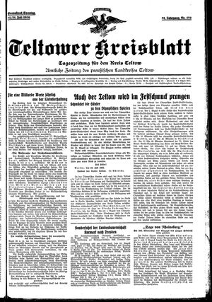 Teltower Kreisblatt vom 25.07.1936