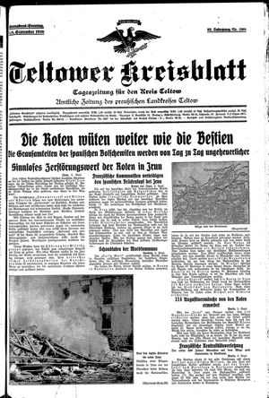 Teltower Kreisblatt vom 05.09.1936