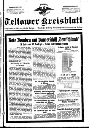Teltower Kreisblatt on May 31, 1937