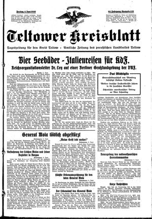 Teltower Kreisblatt vom 04.06.1937