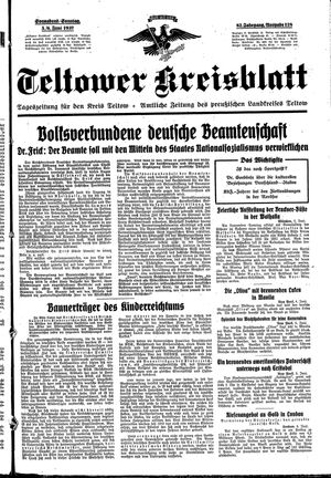 Teltower Kreisblatt vom 05.06.1937