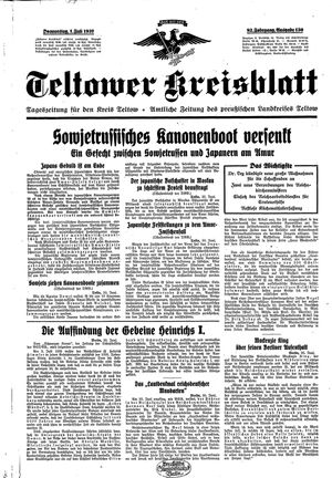 Teltower Kreisblatt vom 01.07.1937