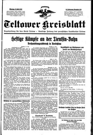 Teltower Kreisblatt vom 12.07.1937