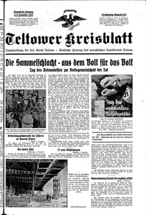 Teltower Kreisblatt vom 04.12.1937
