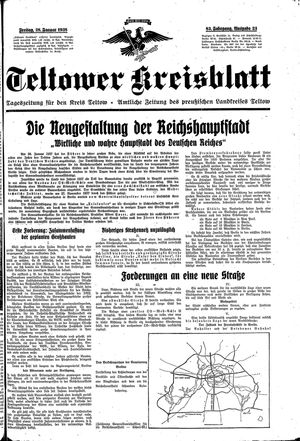 Teltower Kreisblatt vom 28.01.1938