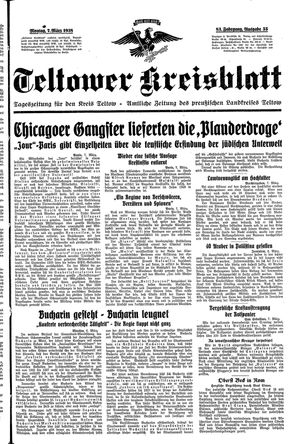 Teltower Kreisblatt on Mar 7, 1938
