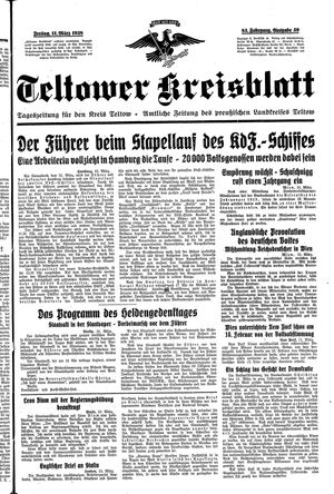 Teltower Kreisblatt on Mar 11, 1938