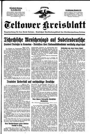 Teltower Kreisblatt vom 21.05.1938