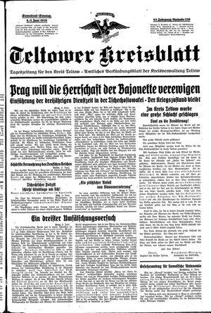 Teltower Kreisblatt on Jun 4, 1938