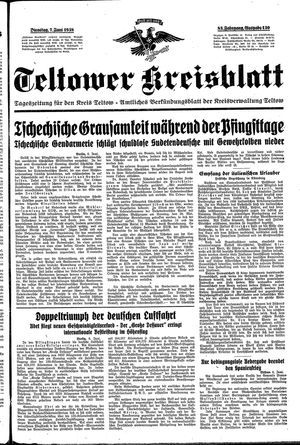 Teltower Kreisblatt vom 07.06.1938