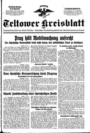 Teltower Kreisblatt vom 18.06.1938