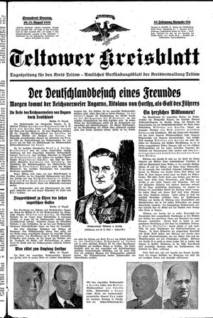 Teltower Kreisblatt on Aug 20, 1938