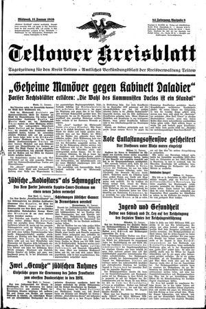 Teltower Kreisblatt on Jan 11, 1939