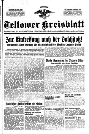 Teltower Kreisblatt on Jun 13, 1939