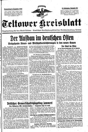 Teltower Kreisblatt on Dec 12, 1940