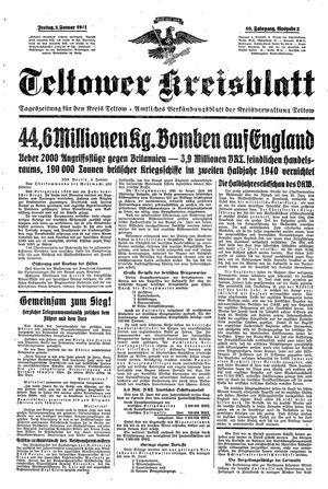 Teltower Kreisblatt on Jan 3, 1941