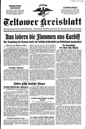 Teltower Kreisblatt vom 04.01.1941