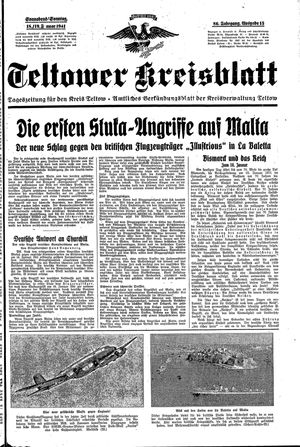 Teltower Kreisblatt vom 18.01.1941