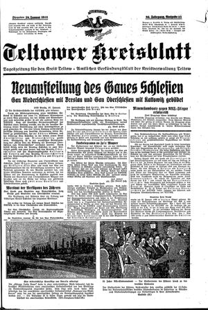 Teltower Kreisblatt vom 28.01.1941