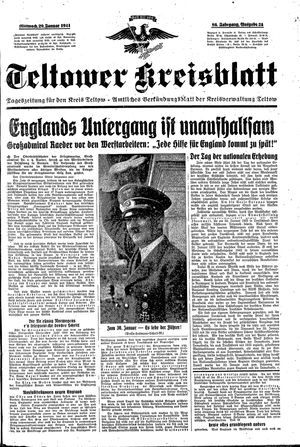 Teltower Kreisblatt vom 29.01.1941