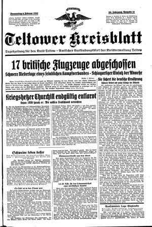 Teltower Kreisblatt vom 06.02.1941