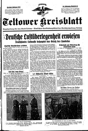 Teltower Kreisblatt vom 07.02.1941