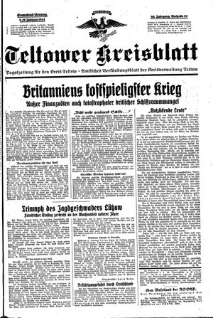 Teltower Kreisblatt vom 08.02.1941