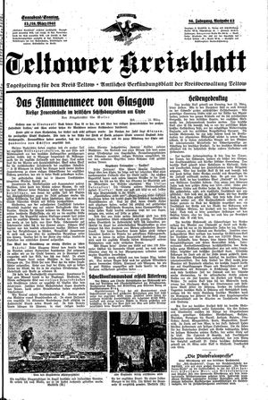 Teltower Kreisblatt vom 15.03.1941