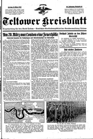 Teltower Kreisblatt vom 21.03.1941