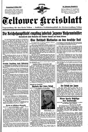 Teltower Kreisblatt vom 27.03.1941