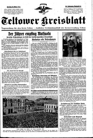Teltower Kreisblatt vom 28.03.1941