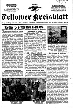 Teltower Kreisblatt vom 29.03.1941