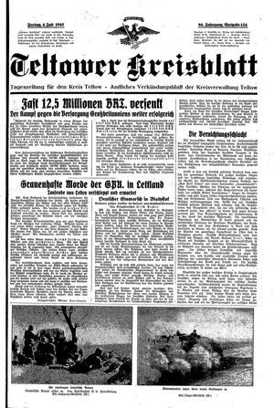 Teltower Kreisblatt vom 04.07.1941