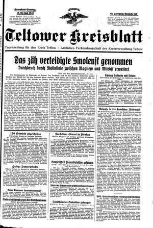 Teltower Kreisblatt vom 19.07.1941