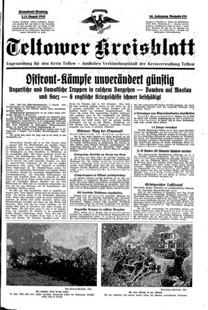 Teltower Kreisblatt vom 02.08.1941