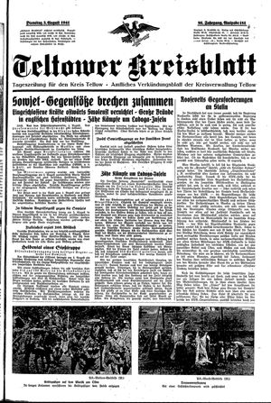 Teltower Kreisblatt vom 05.08.1941