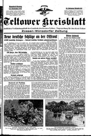 Teltower Kreisblatt vom 06.09.1941